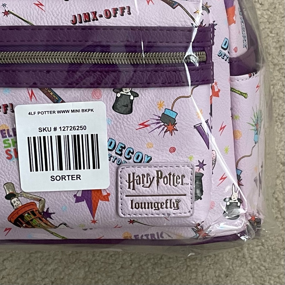 Loungefly Harry Potter Weasleys’ Wizard Wheezes Mini Backpack - Picture 11 of 16